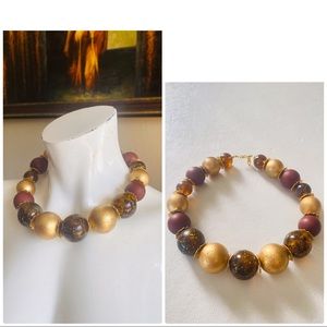 SAFI Jumbo Bead Choker Necklace